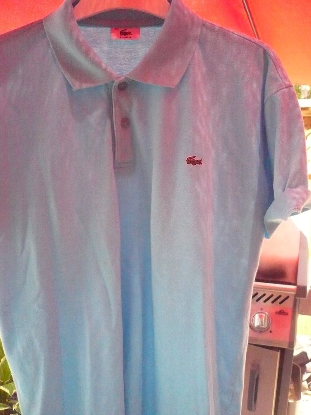 LACOSTE BLUE POLO SHIRT SHORT SLEEVE XL.